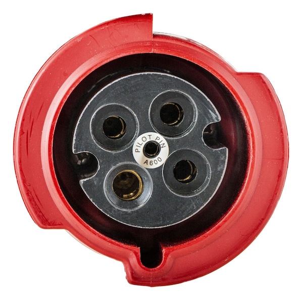 Hubbell Wiring Device-Kellems Heavy Duty Products, IEC Pin and Sleeve HBL4100C6WP - main